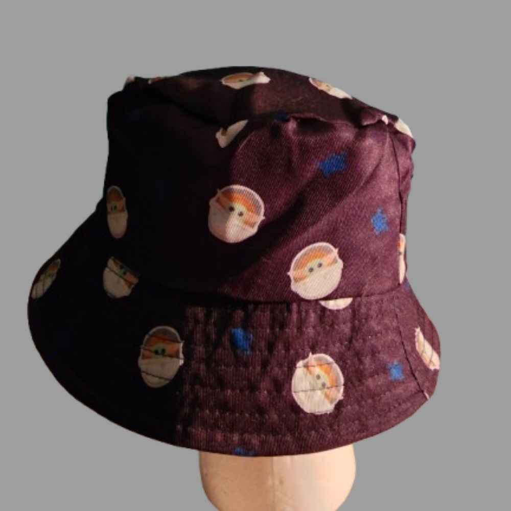 Baby Yoda/Grogu Reversible Bucket Hat - Size: OS